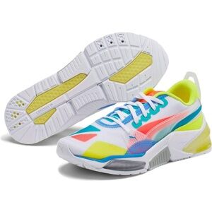 Puma Kids Sneakers - White, Blue, Yellow, Pink